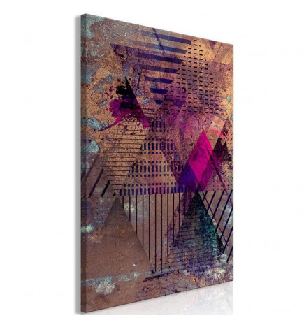Canvas Print - Honey Abstraction (1 Part) Vertical