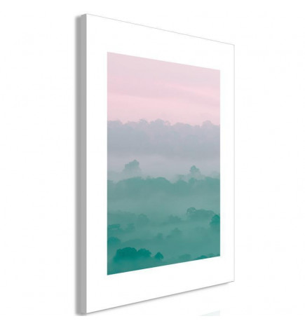 Canvas Print - Foggy Dawn (1 Part) Vertical