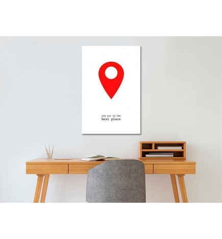 Canvas Print - You Are in the Best Place (1 Part) Vertical