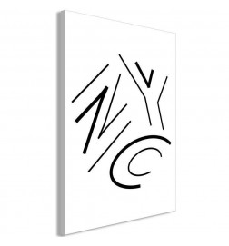 Canvas Print - NYC (1 Part) Vertical