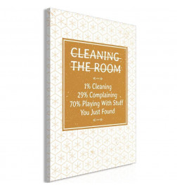 Canvas Print - Cleaning Room (1 Part) Vertical