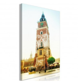 Schilderij - Cracow: Town Hall (1 Part) Vertical