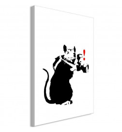 Schilderij - Rat Photographer (1 Part) Vertical