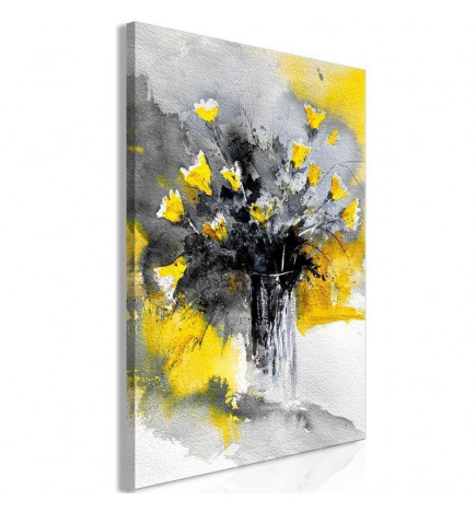 Canvas Print - Bouquet of Colours (1 Part) Vertical Yellow