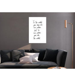 Canvas Print - Youre My World (1 Part) Vertical