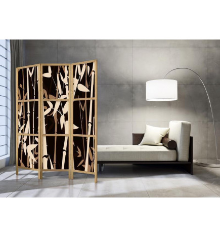 Japoniška kambario pertvara - Style: Bamboo