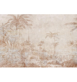 Papier peint - Indian Temple - First Variant