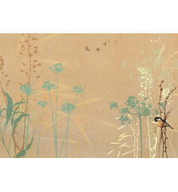 Wall Mural - Bird in the Meadow