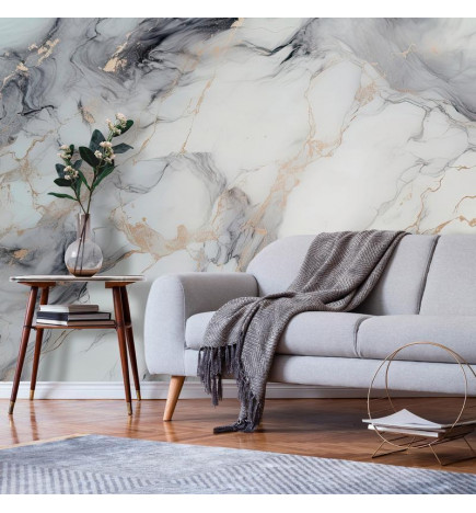 Fototapetti - Elegant Marble - Stone Structures in Neutral Colours