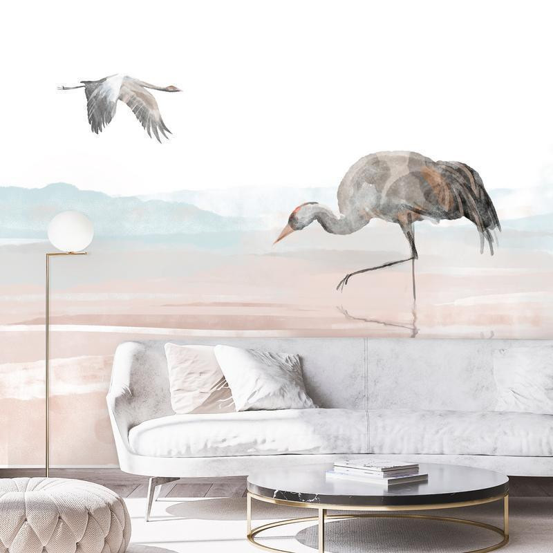 34,00 € Wall Mural - Cranes Over the Water