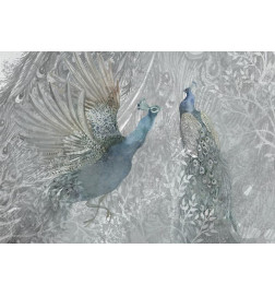 Foto tapete - Peacocks Dancing - Second Variant
