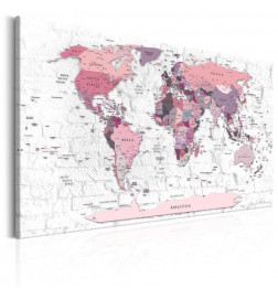 68,00 € Decorative Pinboard - Pink Frontiers