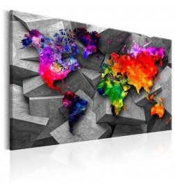 Pilt korkplaadil - Cubic World