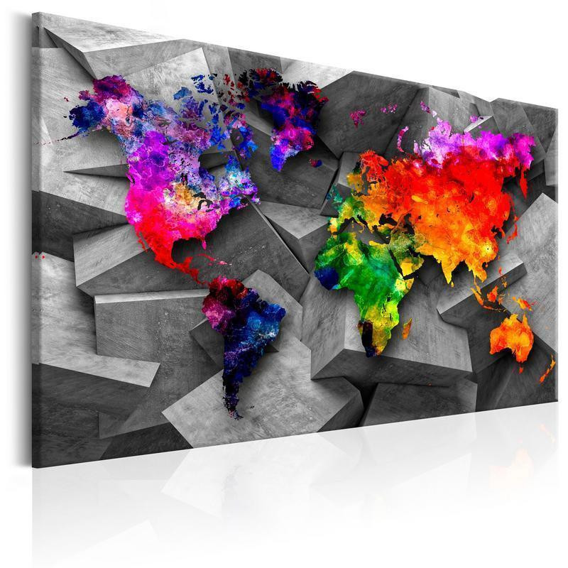 76,00 € Decorative Pinboard - Cubic World