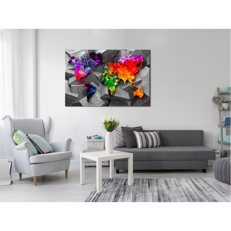 76,00 € Decorative Pinboard - Cubic World