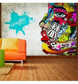 Self-adhesive Wallpaper - Graffiti beauty