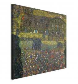 Canvas Print - Country House on the Attersee Lake