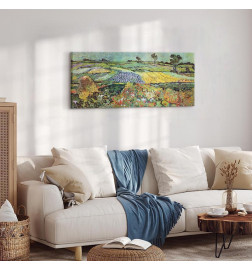 Canvas Print - Fields in Auvers