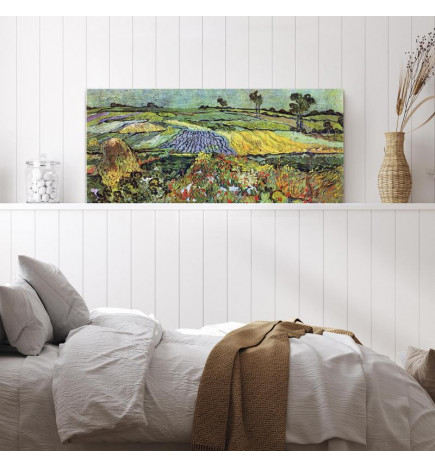 Canvas Print - Fields in Auvers