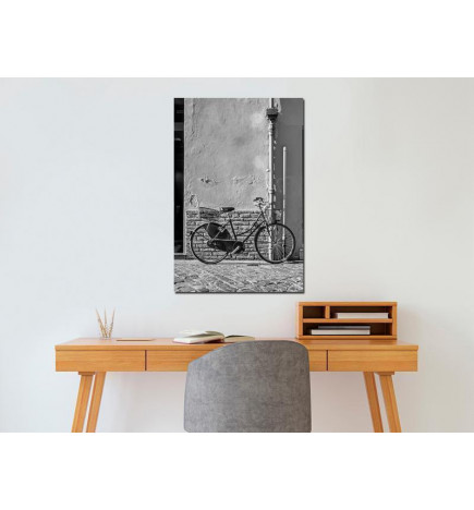 Canvas Print - Old Italian Bicycle (1 Part) Vertical