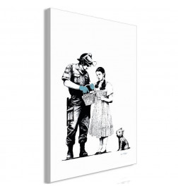 Schilderij - Dorothy and Policeman (1 Part) Vertical