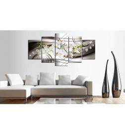 Canvas Print -  Orchid with Diamonds