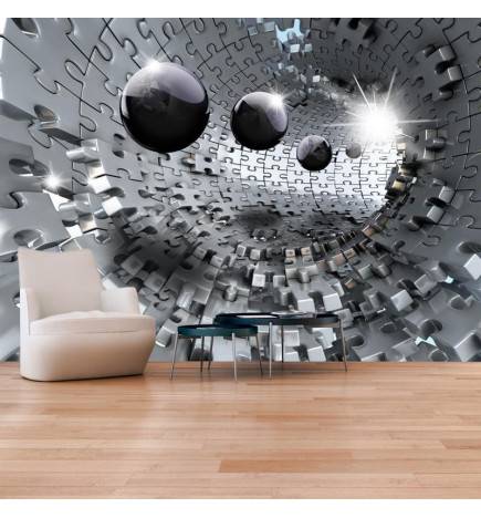 Self-adhesive Wallpaper - Puzzle - Tunnel