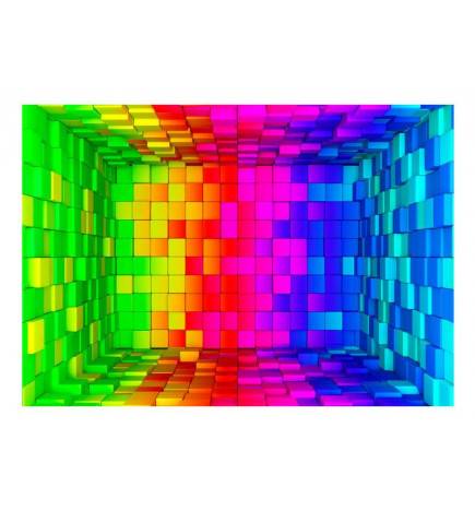 Self-adhesive Wallpaper - Rainbow Cube