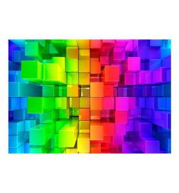 Fotomurale adesivo con cubi colorati ARREDALACASA
