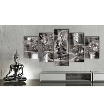 Quadro con vetro acrilico con il Buddha cm.100x50 e 200x100