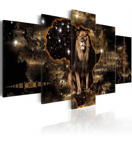 70,90 € Wandbild - Golden Lion (5 Parts) Wide