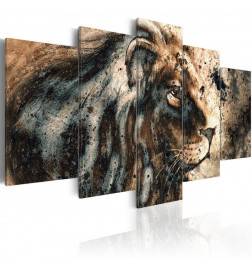 70,90 €Quadro il leone vintage cm. 100x50 e 200x100 - ARREDALACASA