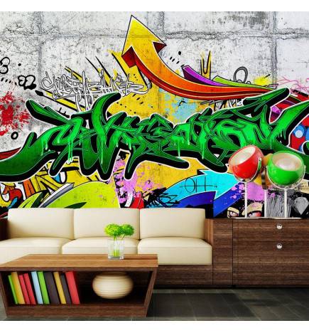Self-adhesive Wallpaper - Urban Graffiti