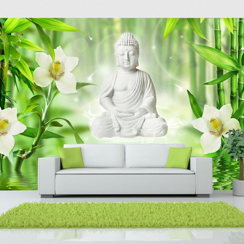 Self-adhesive Wallpaper - Buddha and nature Size 98x70