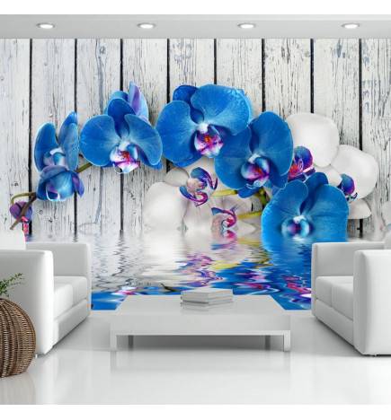 Fotomural - Orquídea azul de cobalto