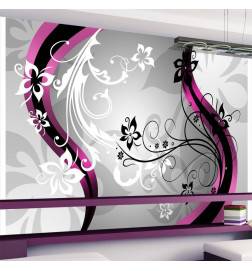 Wallpaper - Art-flowers (pink)