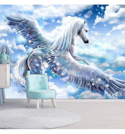 Self-adhesive Wallpaper - Pegasus (Blue)