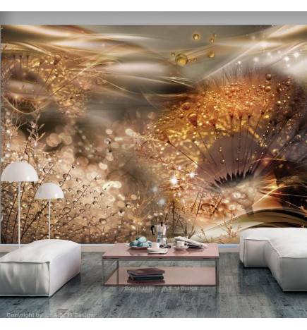 34,00 € Wallpaper - Dandelions' World (Gold)