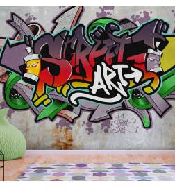 Self-adhesive Wallpaper - Street Classic (Reggae Colours)