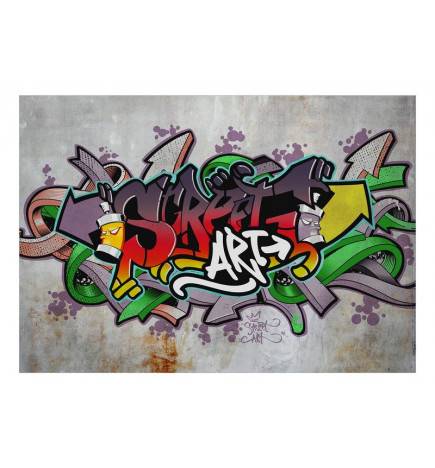 Self-adhesive Wallpaper - Street Classic (Reggae Colours)