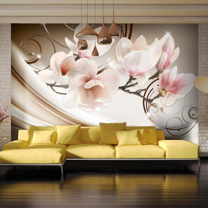 Self-adhesive Wallpaper - Waves of Magnolia Size 98x70