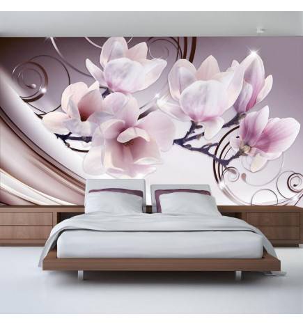 40,00 €Fotomurale adesivo con le magnolie rosa ARREDALACASA
