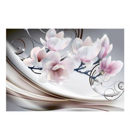 Fotomurale adesivo con le magnolie chiare ARREDALACASA