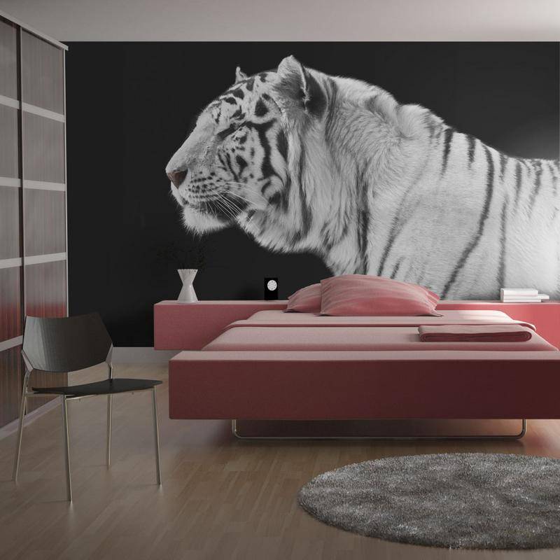 73,00 €Fotomurale con una tigre in bianco e nero - Arredalacasa