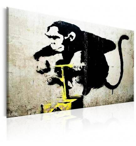 61,90 € Canvas Print - Monkey Detonator by Banksy