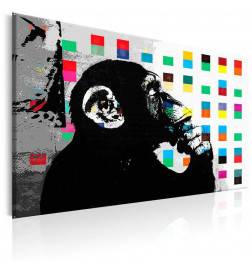 61,90 € Wandbild - Banksy The Thinker Monkey