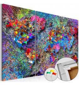 68,00 € Korkbild - Colourful Whirl [Cork Map]