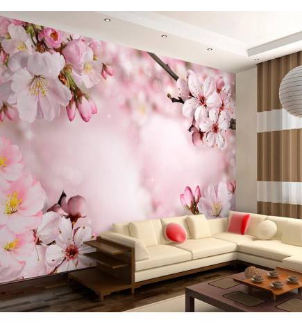 Self-adhesive Wallpaper - Spring Cherry Blossom