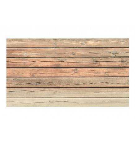 Fotomurale con le strisce di legno orizzontali cm. 500x280