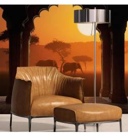 73,00 € www.arredalacasa.com Fotomurale con due elefanti africani - varie misure